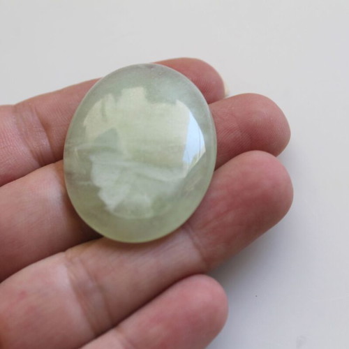 Cabochon New Jade light green for jewelry making 30x40mm