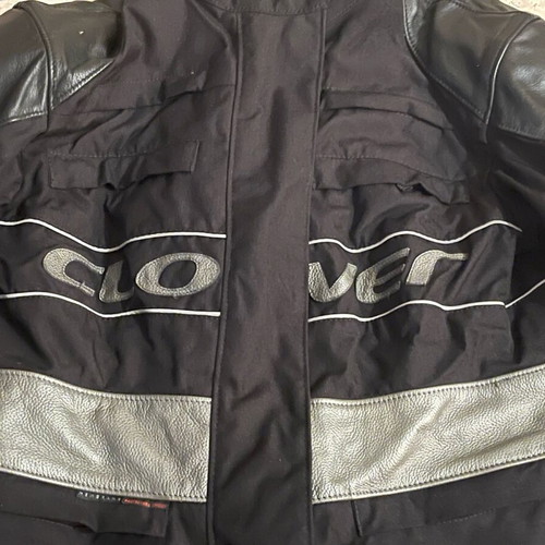 Clover women's motorcycle jacket like new, medium size with lining