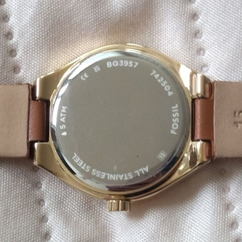 Fossil BQ3957 women's watch new, gold and silver
