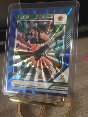 2024-25 Panini Donruss EuroLeague Basketball Base Set Purple Laser Card #53 Jerian Grant