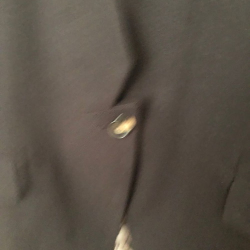 Snob black long mid-length jacket used, size 36