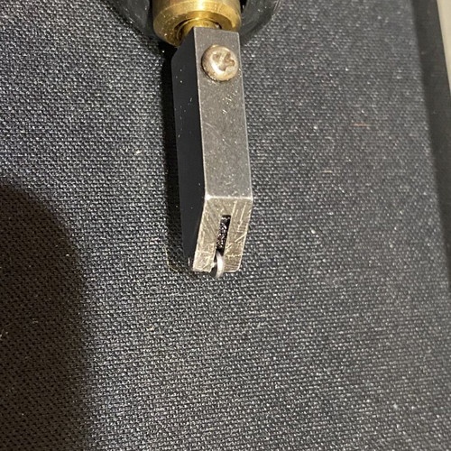 Glass cutting diamond with protective case, like new