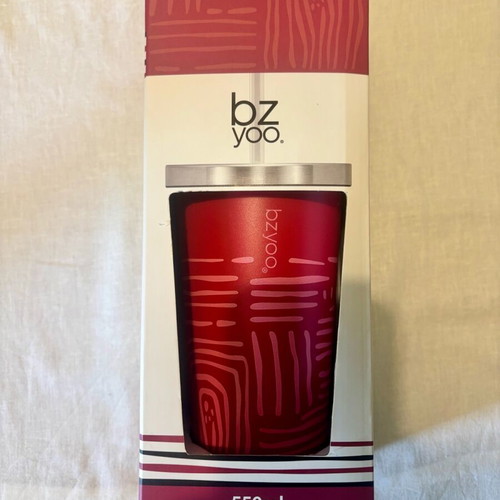 Bzyoo 550ml Tribal Red Thermal Tumbler new