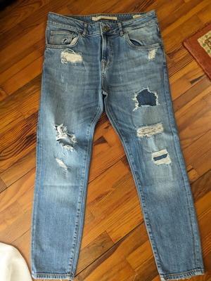 Zara jeans like new, straight fit, size S 36 8, blue
