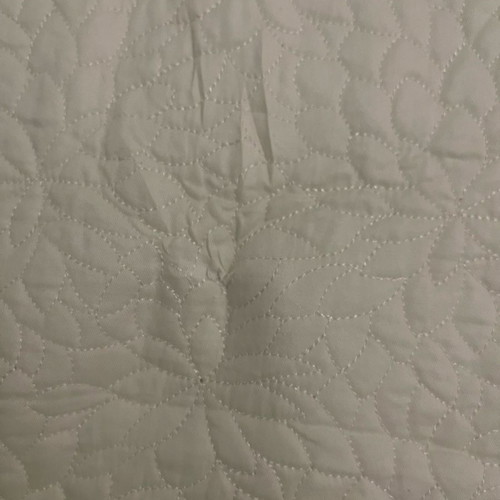 Nef-Nef bridal quilt used with 2 Oxford pillowcases and 2 pillows