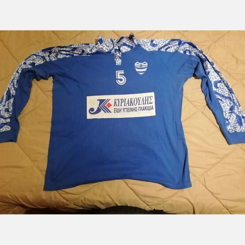 AO Aigaleo jersey and shorts set 1990 used, size Large