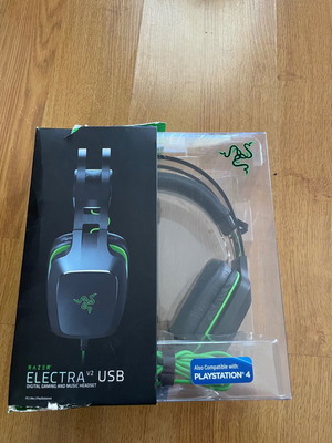 Razer Electra v2 USB headset used