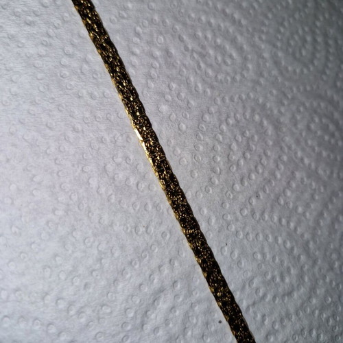 Stainless steel bracelet gold tone new
