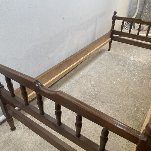 Wooden bed frame, set of two