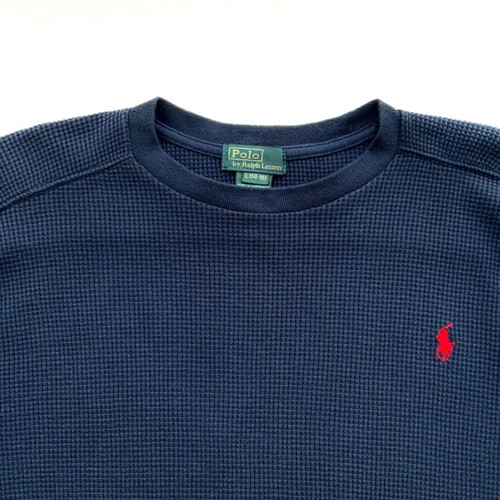 Polo by Ralph Lauren Kids Long-Sleeve Blue Jumper Size L 14-16 Years Used