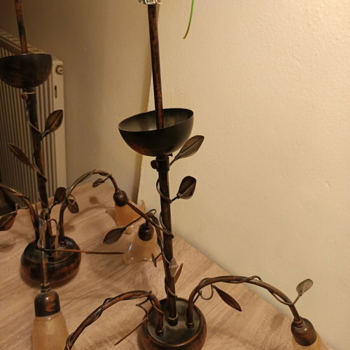 Ceiling and floor lamps used