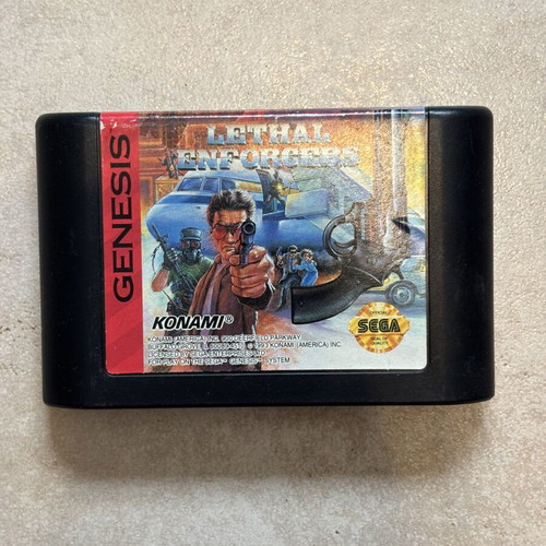 Lethal Enforcers Sega Genesis game