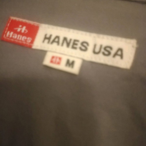 HanesUSA shirt gray size M like new