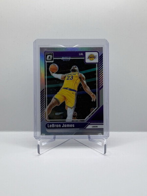 2024-25 Donruss Optic Basketball Lebron James Silver Prizm card like new