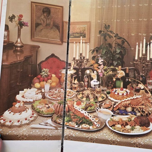 Invitation to Greek Meal cookbook used