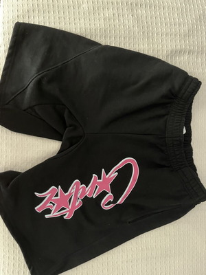 Corteiz black shorts XL new with pink logo