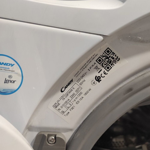 Candy washing machine like new, 8 kg capacity