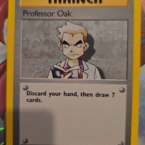 Professor Oak Pokemon TCG card like new vintage