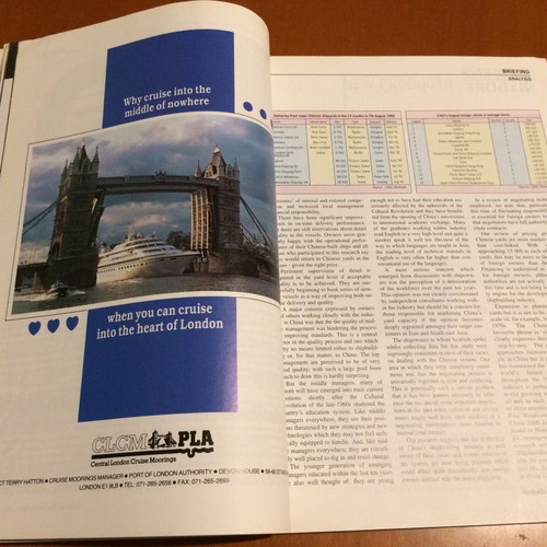 Seatrade Monthly Review October 1992 like new