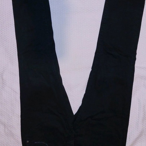 Staff black pants used, size 28, silver thread details