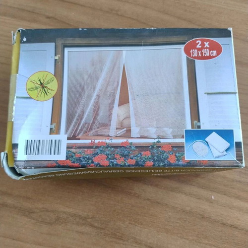 Mosquito net set 2 pcs 130x150 cm new