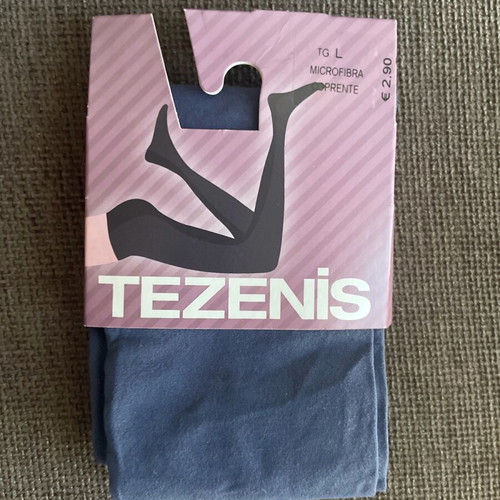 Tezenis opaque 60 den dark blue size L new