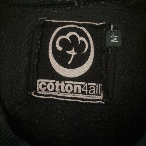 Cotton4all men's shirt medium used, black