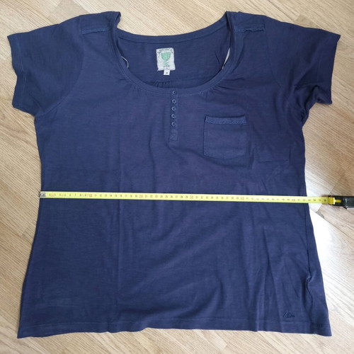 Blue summer top Mantaray like new, size 18 UK