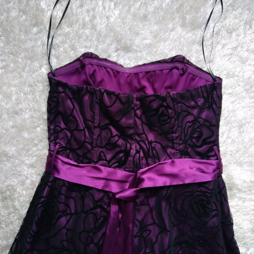 Bonprix evening dress L like new, black and purple