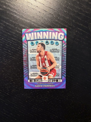 2025-26 Panini Contenders Sasha Vezenkov Winning Ticket base card