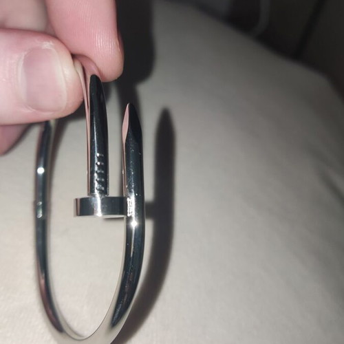 Cartier silver nail bracelet new