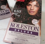 Koleston Deluxe Hair Dye No 4.63 Golden Rose Brown 3 Pack new