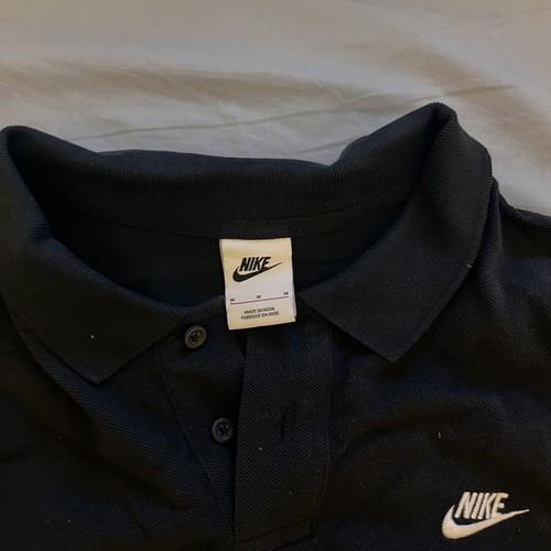 Nike polo shirt new, black, size M