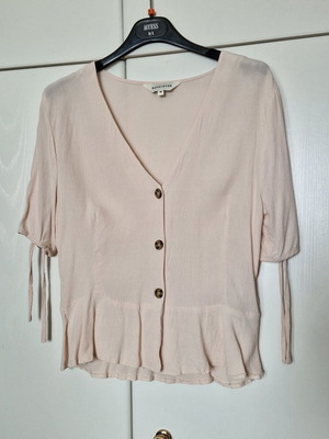 Pepaloves short blouse used, beige, size M