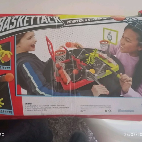 Baskettack game used, fast-paced opponent clash
