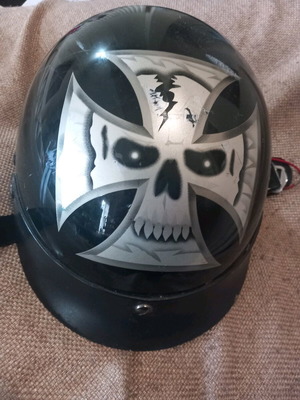 Motorcycle helmet used with wear