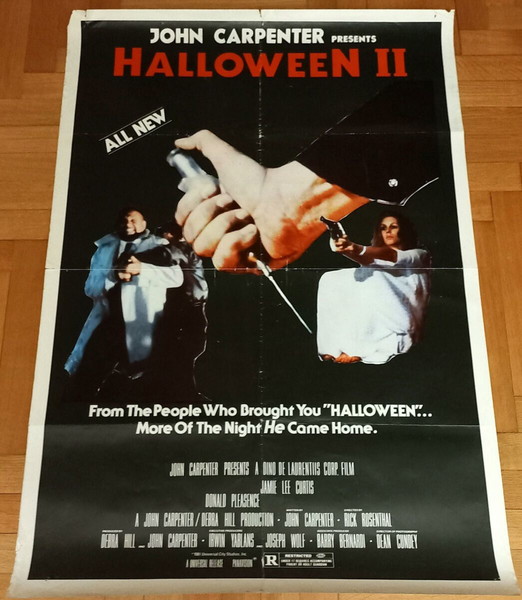 Η νύχτα με τις μάσκες ΙΙ (1981, Halloween II) – Πρωτότυπη κινηματογραφική αφίσα