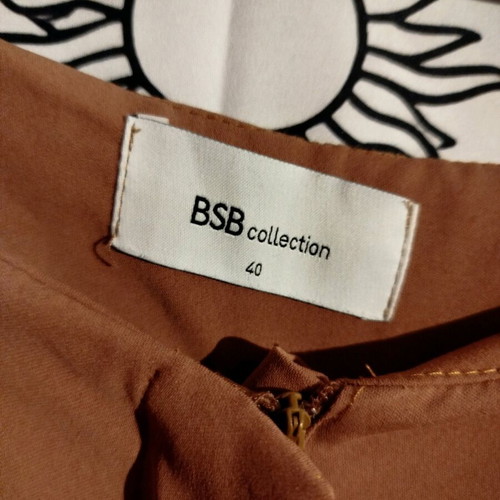 BSB fabric pants brown like new, size L
