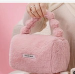 Plush bag new, pink