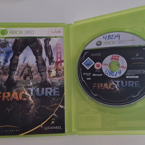 Xbox 360 Fracture used with case and disc