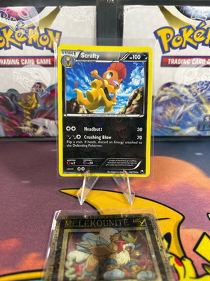 Pokemon card Scrafty reverse holo Dark Explorers set σαν καινούργιο