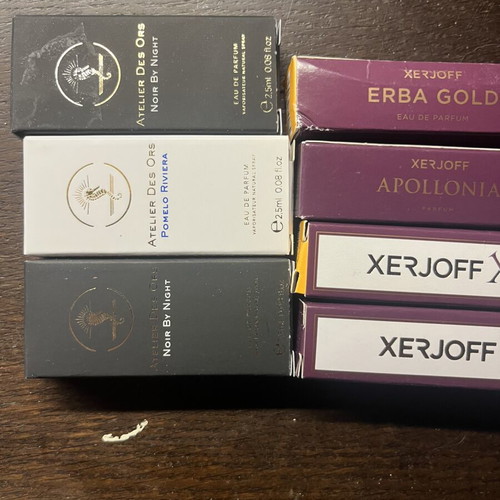Xerjoff and Atelier Des Ors perfume testers set