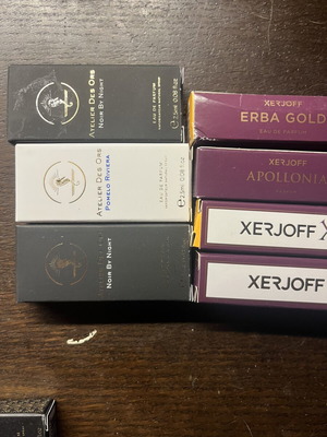 Xerjoff and Atelier Des Ors perfume testers set