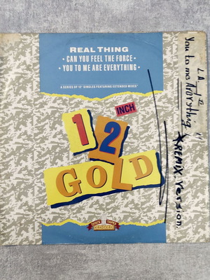 The Real Thing Can You Feel The Force You To Me Are Everything 12'' Vinyl used