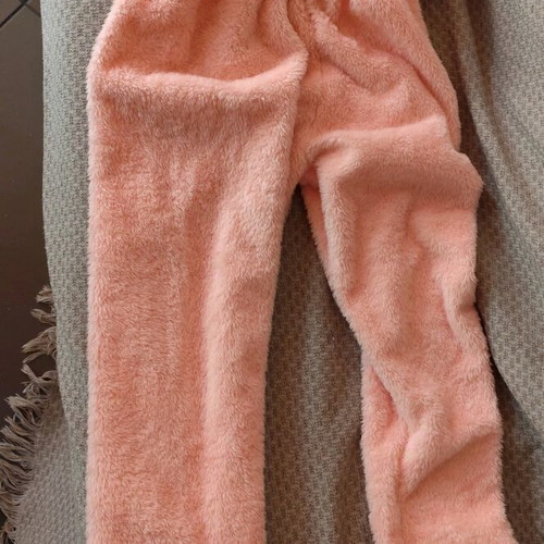 Fleece pajamas pink with bunny design like new, small