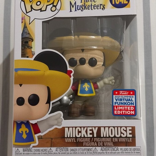 Funko Pop Disney Mickey 1042 Con sticker new authentic