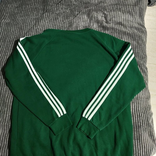 Adidas hoodie new, size XL, green with three stripes