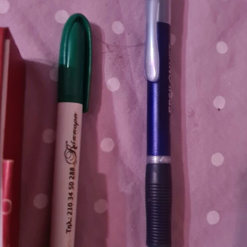 Stationery used, set of items