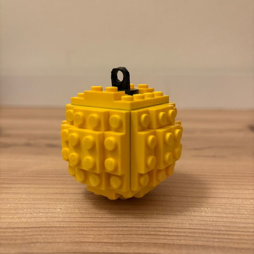 Lego Christmas ornaments used, set of two
