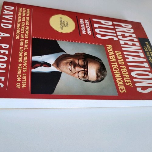 Presentations Plus: David Peoples' Proven Techniques 2nd Edition like new